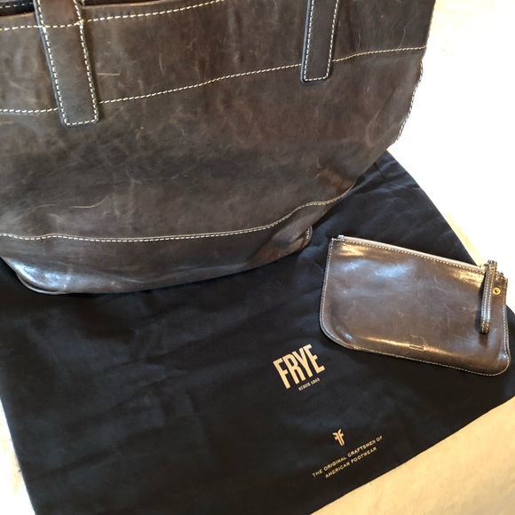 Frye tote and coin purse. Like new!